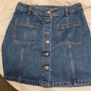 Denim skirt